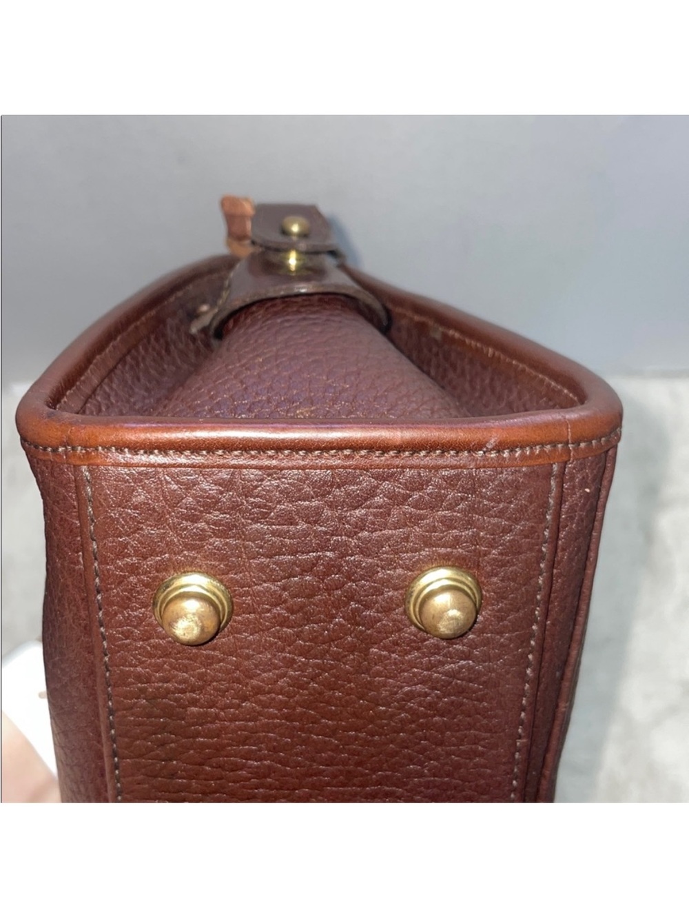 Vintage Dooney & Bourke Top Zip Buckle Bag - Picture 5 of 16